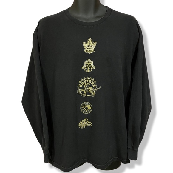 OVO Toronto Raptors Drake Night LongSleeve Shirt - Picture 1 of 4